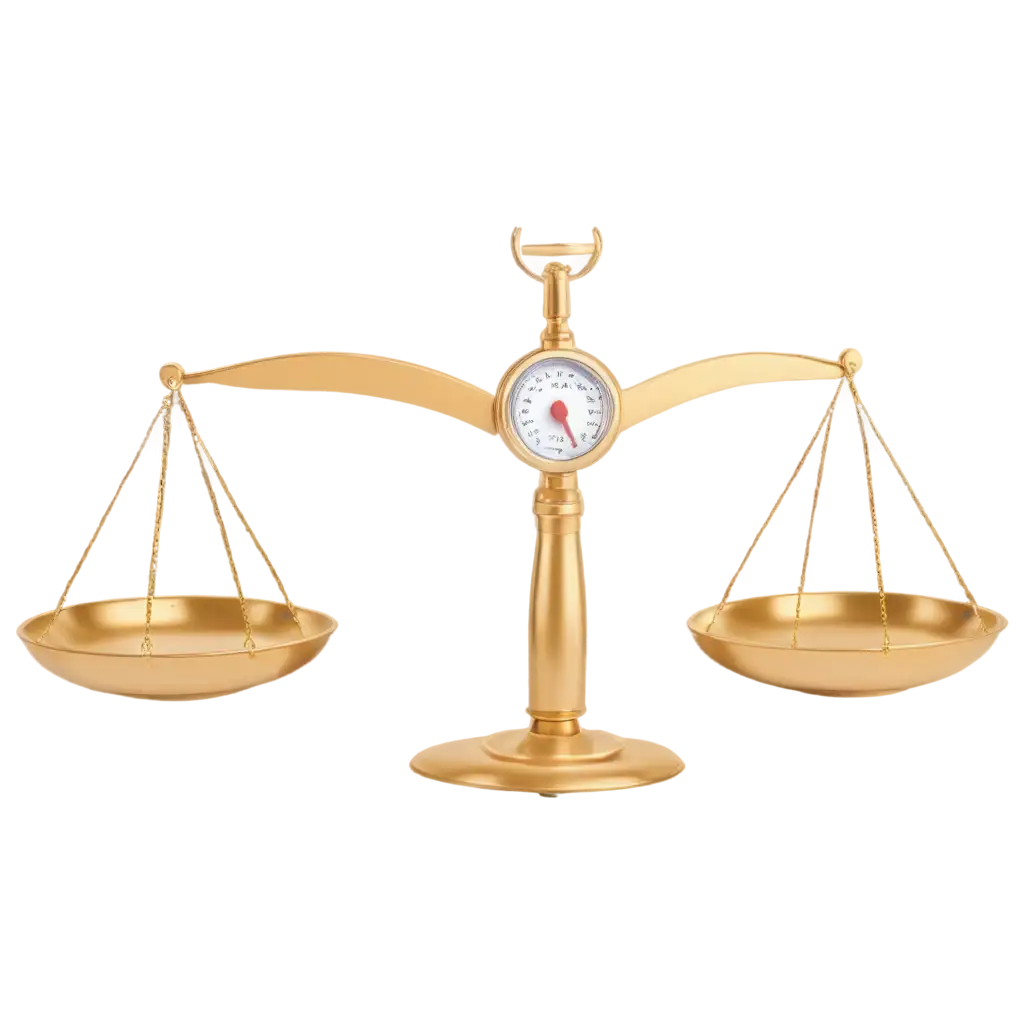 Golden-Realistic-Weighing-Scale-PNG-for-HighQuality-Image-Clarity