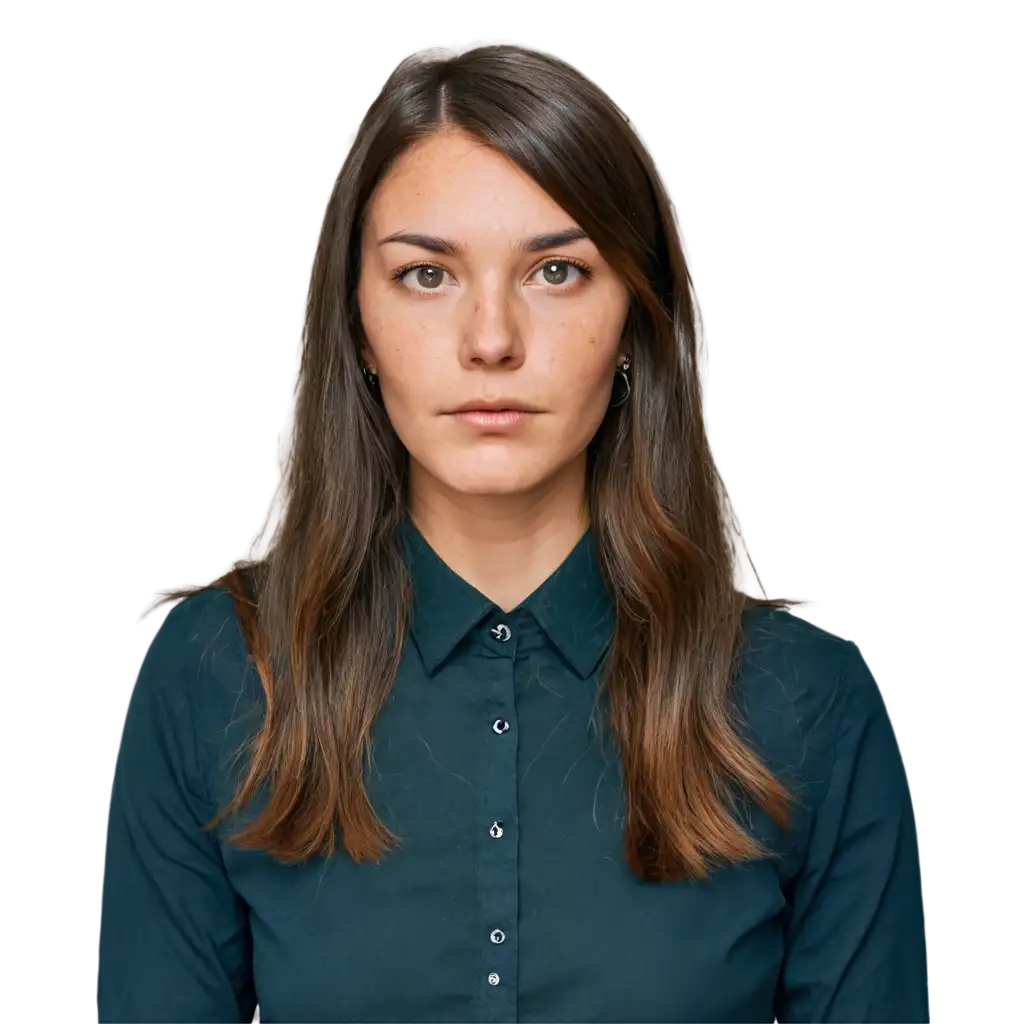 Realistic-American-Woman-PNG-Image-with-Diverse-Facial-Features-and-Dark-Collared-Shirt