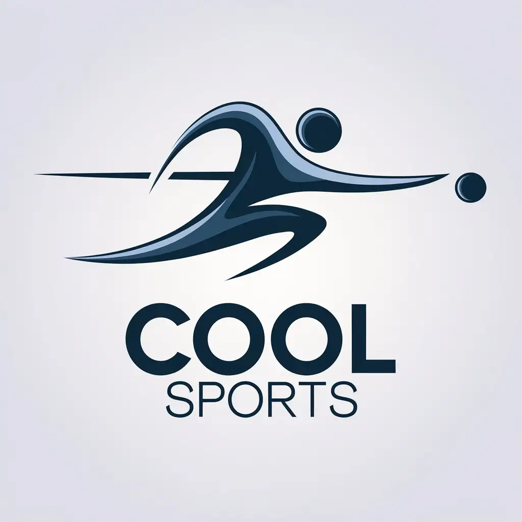 LOGO-Design-for-Cool-Sports-Minimalist-Pool-Player-with-Rhythmic-Lines