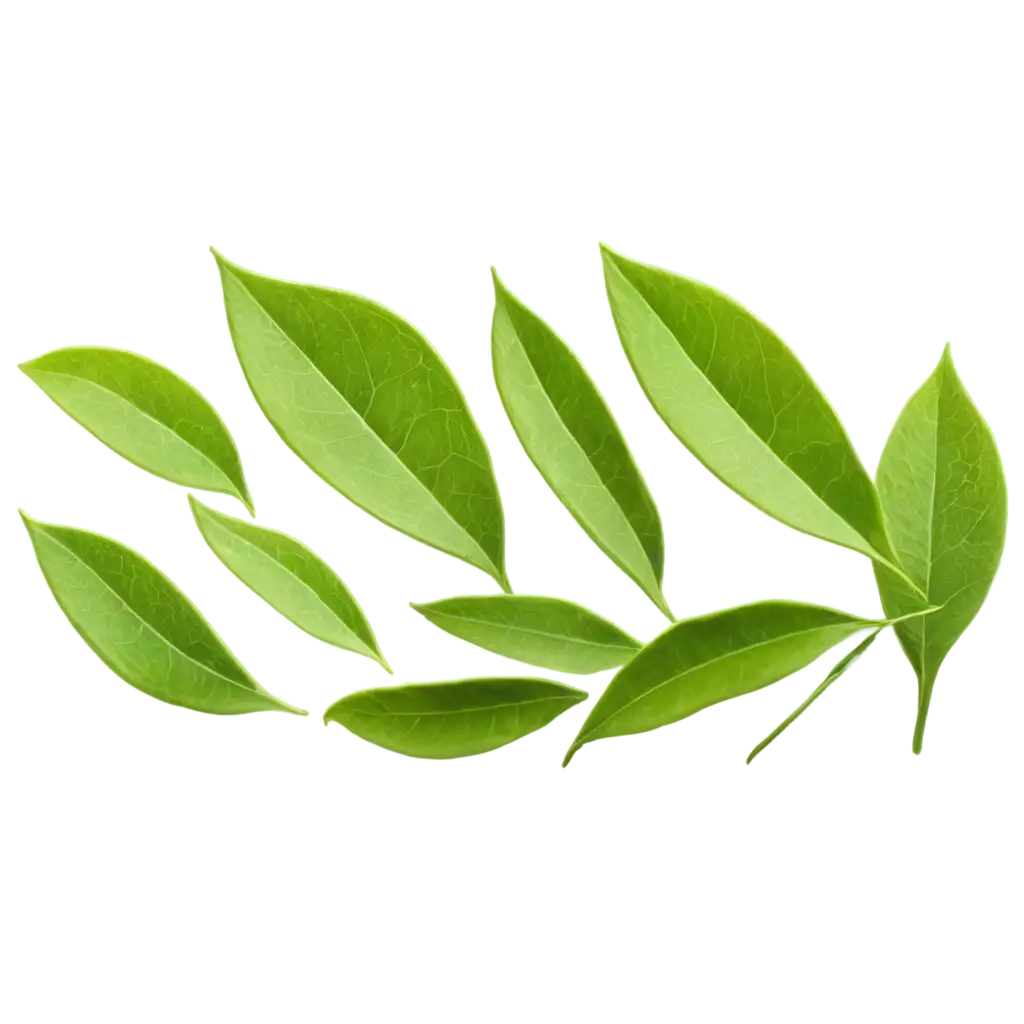 Detailed-Green-Tea-Leaves-PNG-Image-for-Photoshop-Layouts