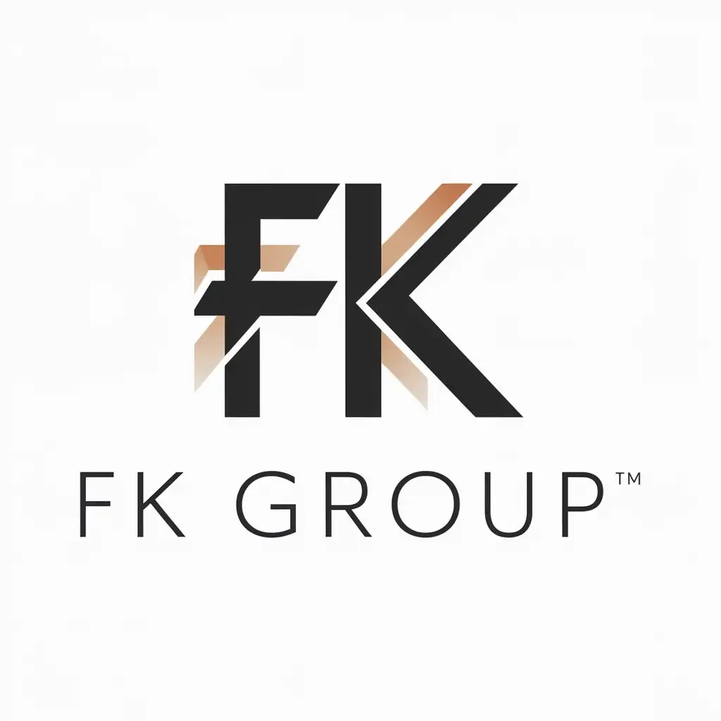 LOGO-Design-For-FK-Group-Elegant-FK-Symbol-for-Retail-Industry