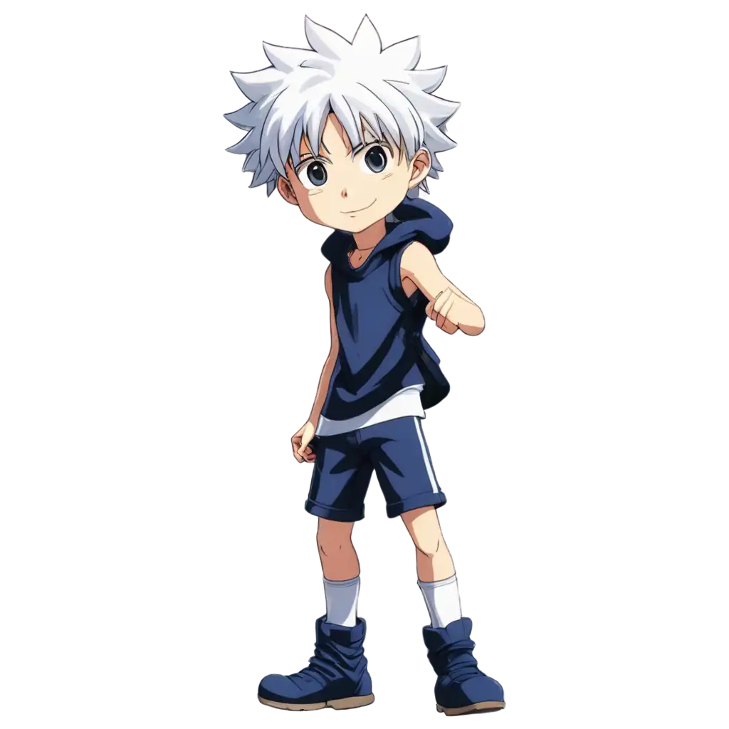 Killua-PNG-Image-HighQuality-Digital-Art-for-Versatile-Use