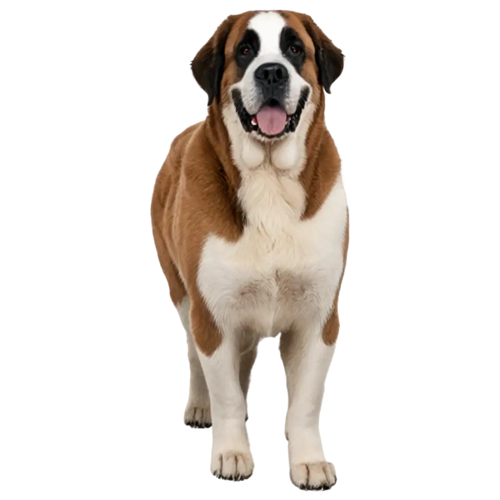 Big-Saint-Bernard-Dogs-Walking-PNG-Image-for-HighQuality-and-Detailed-Representation