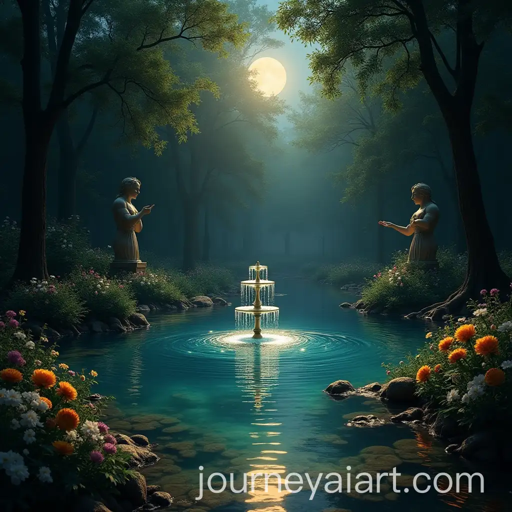 Enchanted-Fountain-of-Youth-with-Ancient-Statues-and-Moonlit-Waters