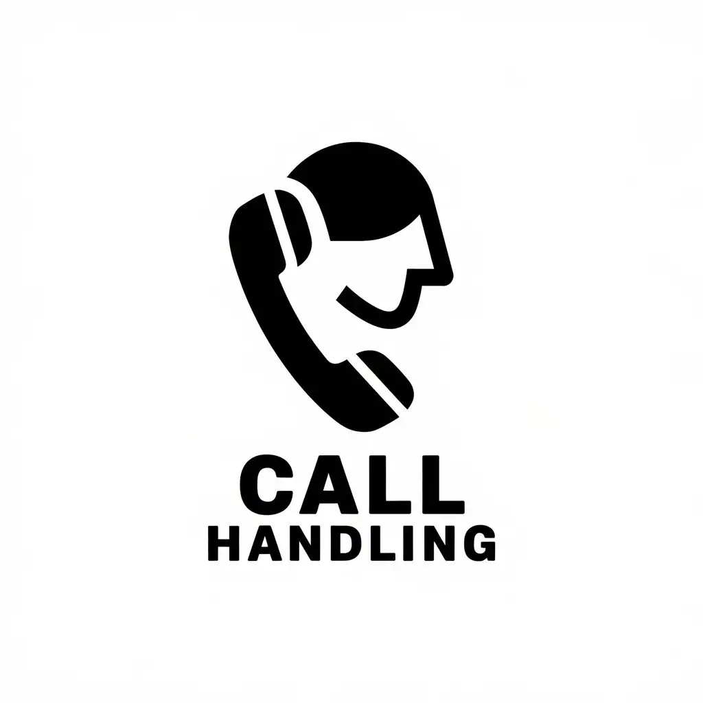 LOGO Design for Call Handling Sleek and Modern with Cool Tones and Professional Branding