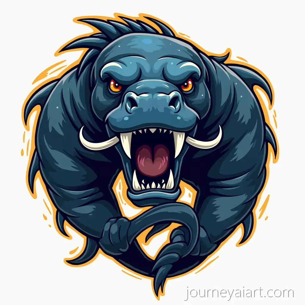 Fierce-and-Modern-FantasyAI-Image-Prompt-Expansion-Football-Logo-for-Neri-Manatees