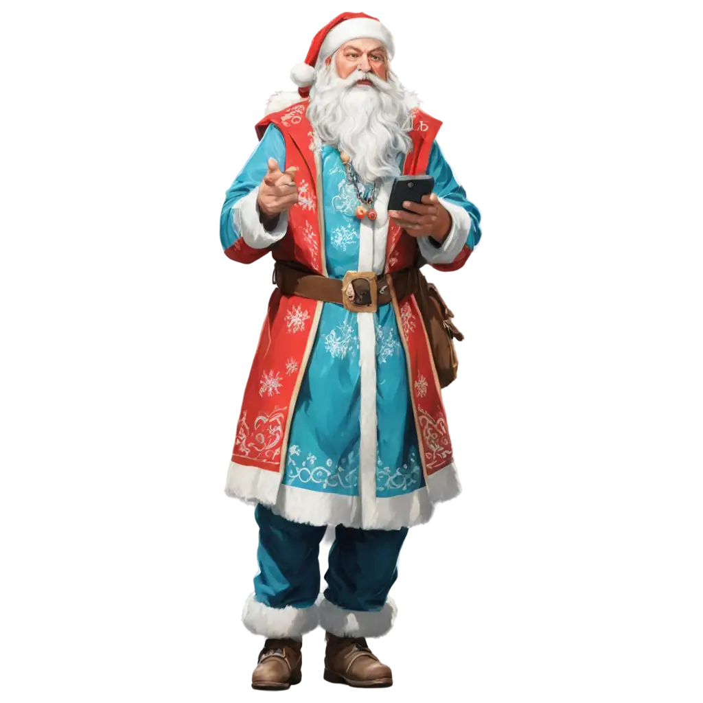 Father-Frost-PNG-with-Traditional-Clothing-and-Gaming-Headphones-for-Unique-Digital-Art