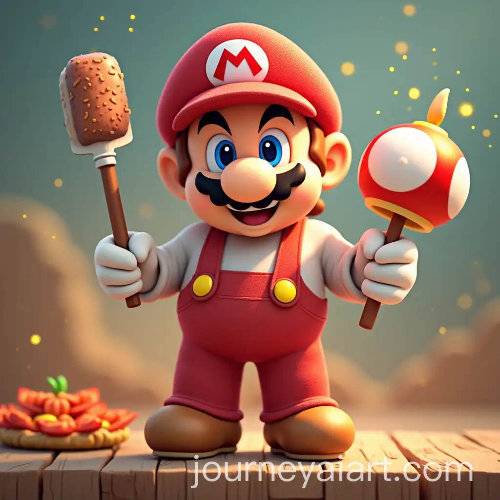 Ena-from-Dream-BBQ-Mocking-Super-MarioAI-Art-Prompt-Expansion-in-a-Playful-Scene