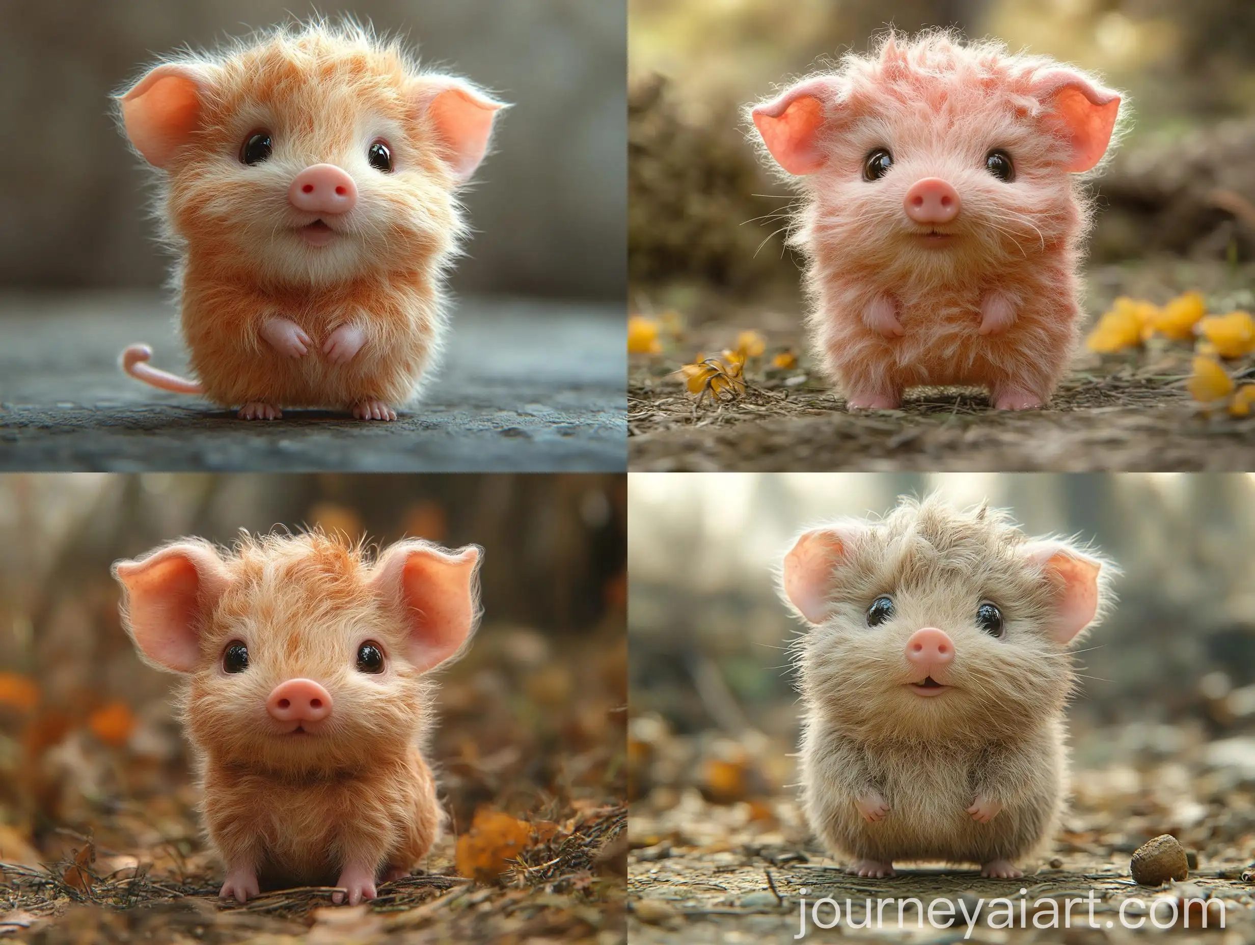 Adorable-Farm-Creature-PigletHamster-Hybrid-with-Atmospheric-Lighting