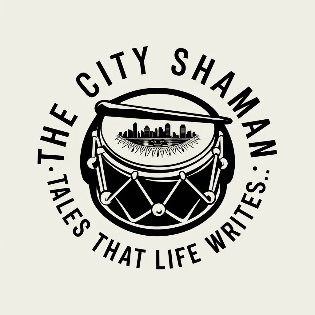 LOGO Design for The City Shaman Shamanic Symbolism with Modern Clear Style