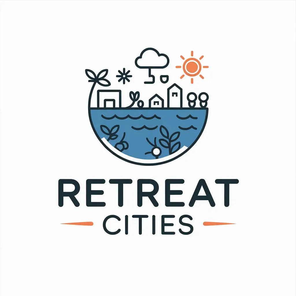 LOGO Design for ReTrEAT Cities Sea and Mangrove Theme with Educational Appeal