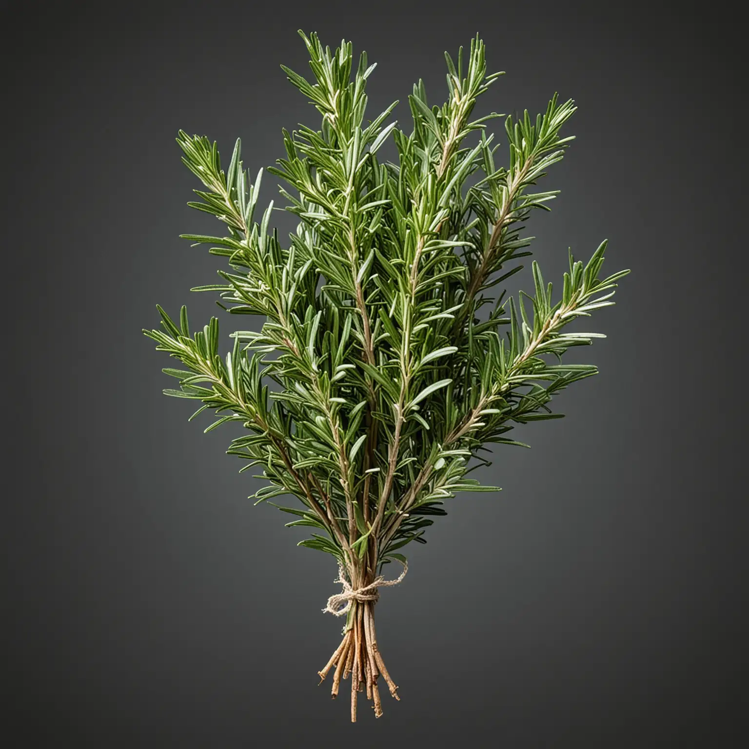 Bunch of Rosemary Plant with Minimalist Background