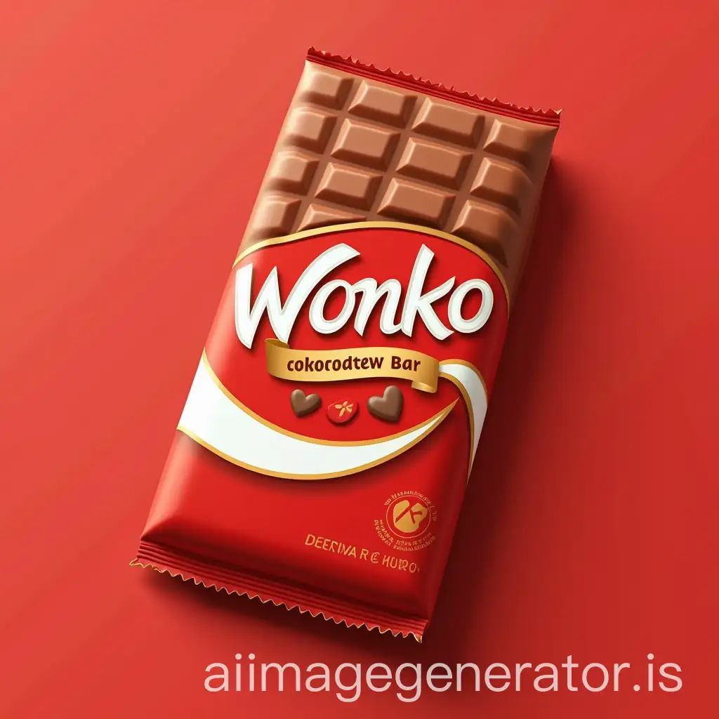 Wonko-Chocolate-Bar-with-Red-White-and-Gold-Colors