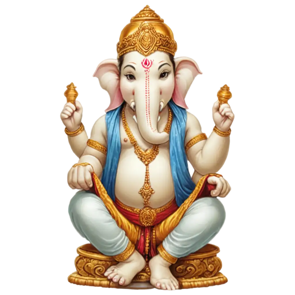 PNG-Image-of-Lord-Ganesh-Enhancing-Online-Presence-with-Clarity-and-Detail