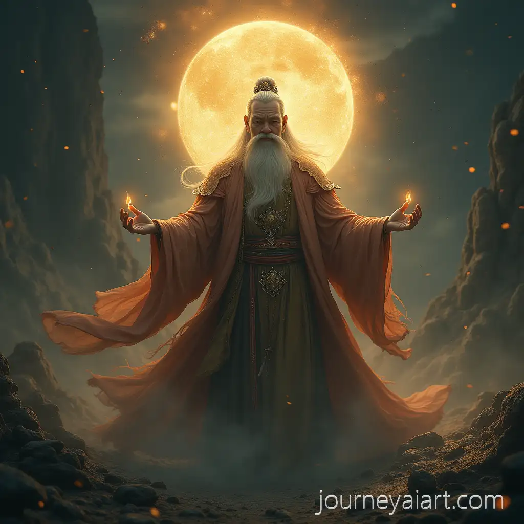 Immortal-Daoist-Sage-in-Mystical-Realm-Practicing-Energy-Protection