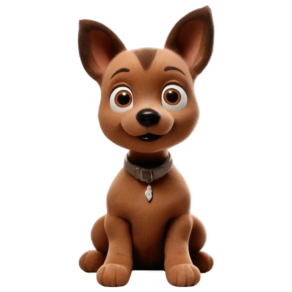 Dog-AI-Brown-PNG-Enhance-Your-Design-with-Realistic-Canine-AI-Art