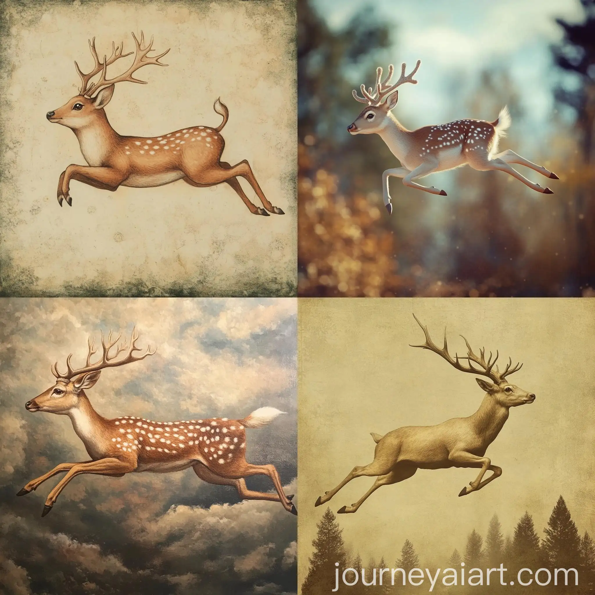 Majestic-Flying-Deer-in-Enchanted-Forest