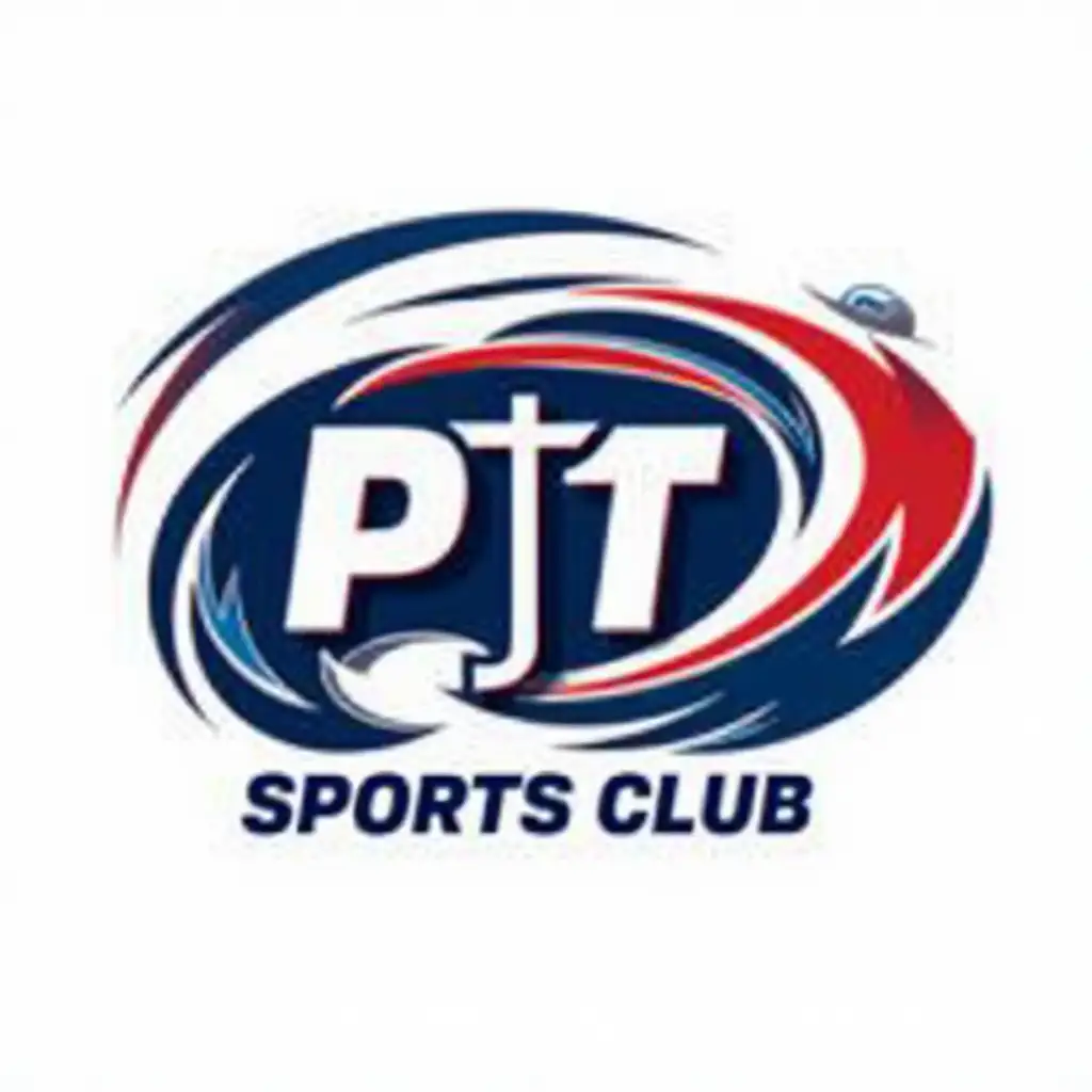 Dynamic-PTJ-Sports-Club-Logo-with-Energetic-Design