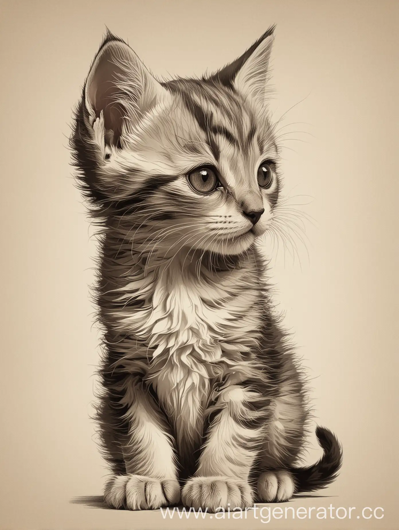 Adorable-Kitten-Graphic-Drawing-for-Profile