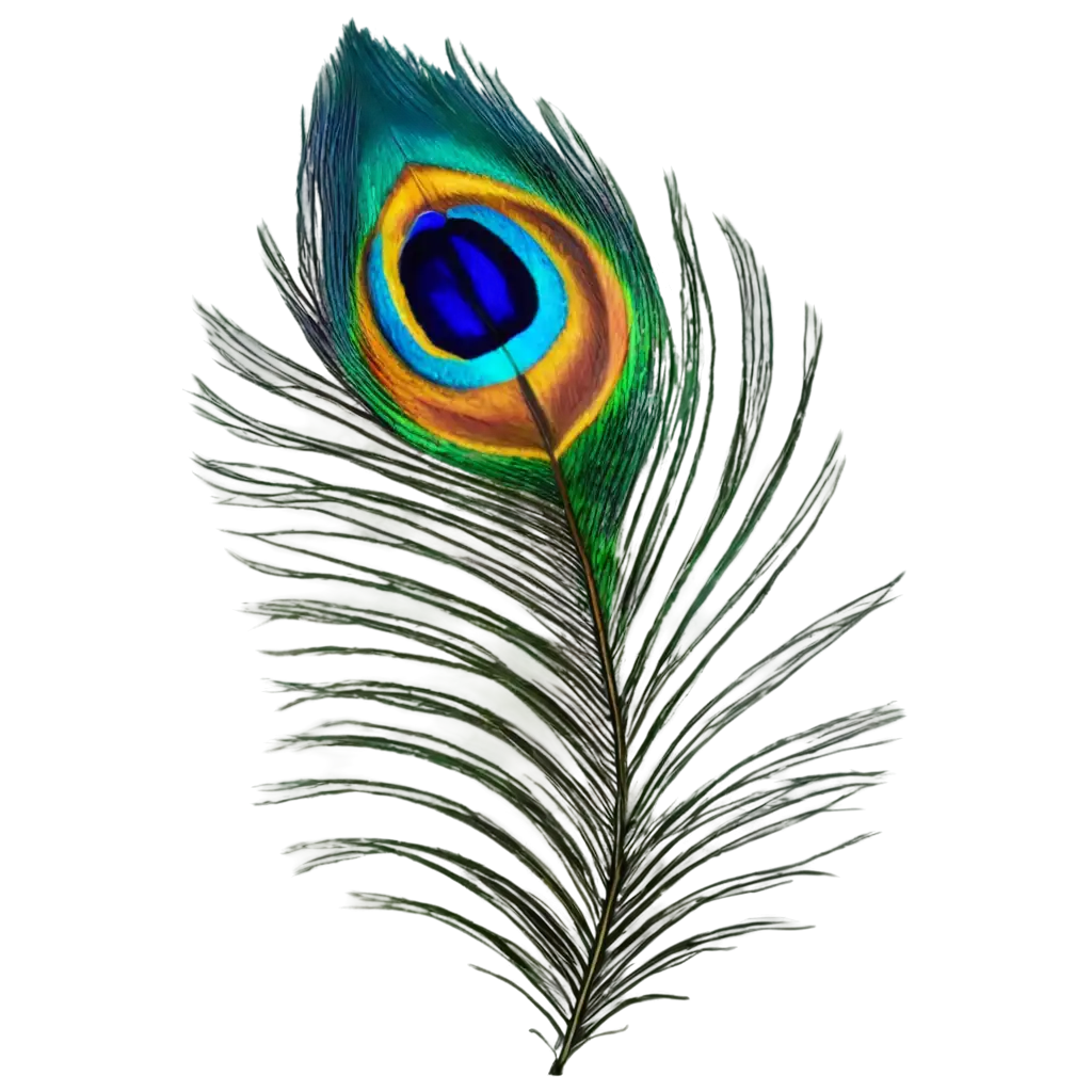 Vibrant-and-Stunning-Colorful-Peacock-Feather-PNG-Image-for-HighQuality-Designs