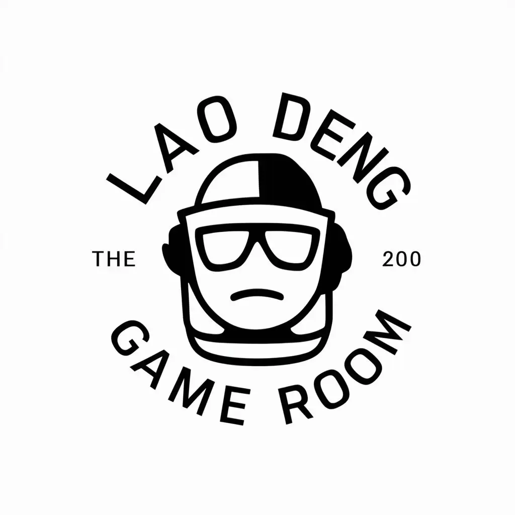 LOGO-Design-For-Lao-Deng-Game-Room-Game-Anchor-Theme-with-Clear-Background