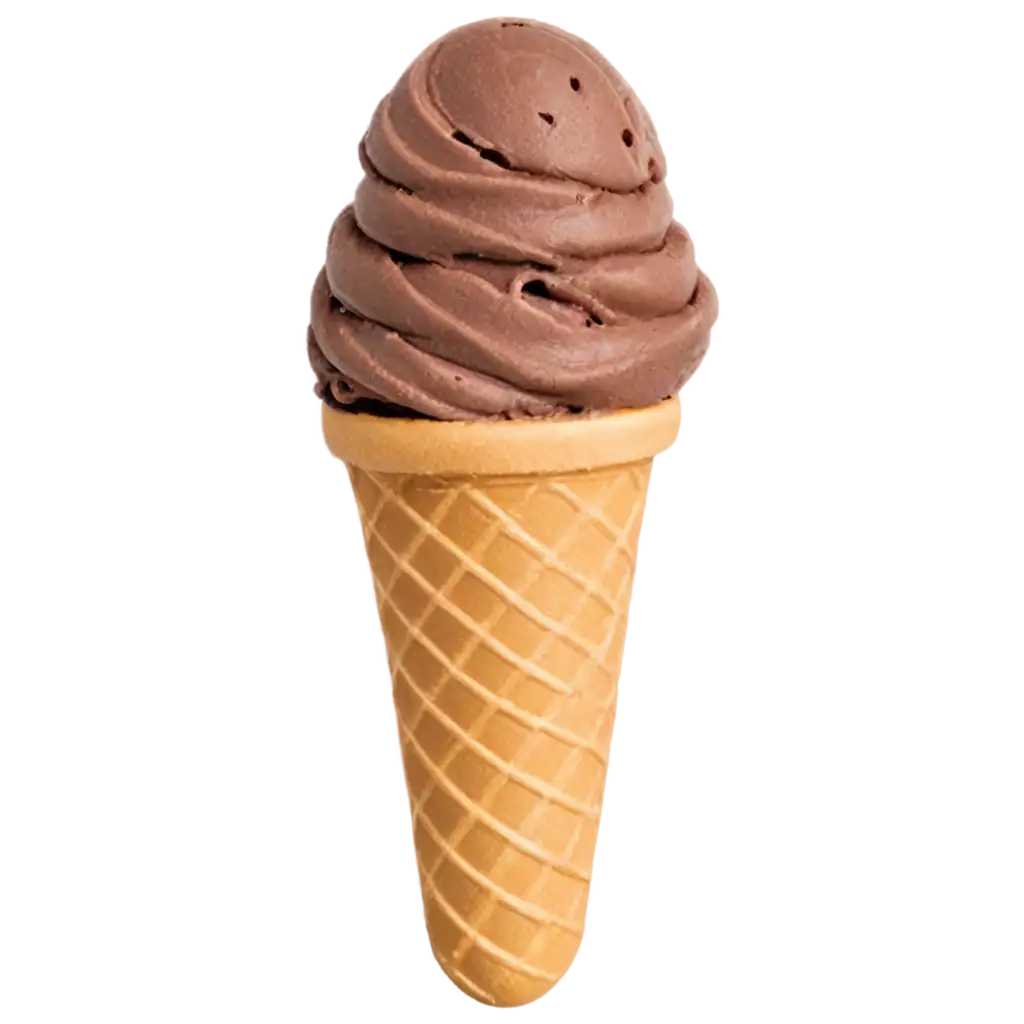 Chocolate-Ice-Cream-Cone-PNG-PNG-Ice-Cream-Usage-HighQuality-Transparent-Background-for-Versatile-Usage