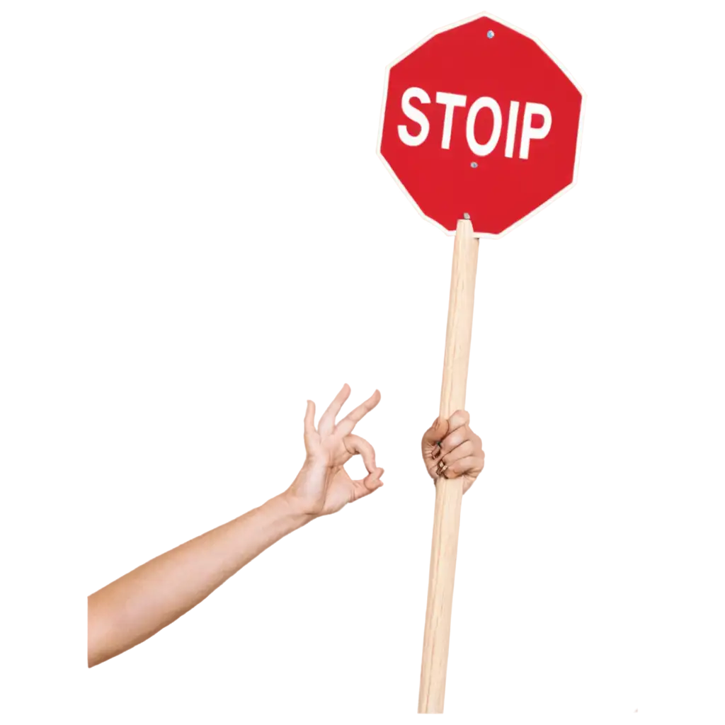 Stop sign board