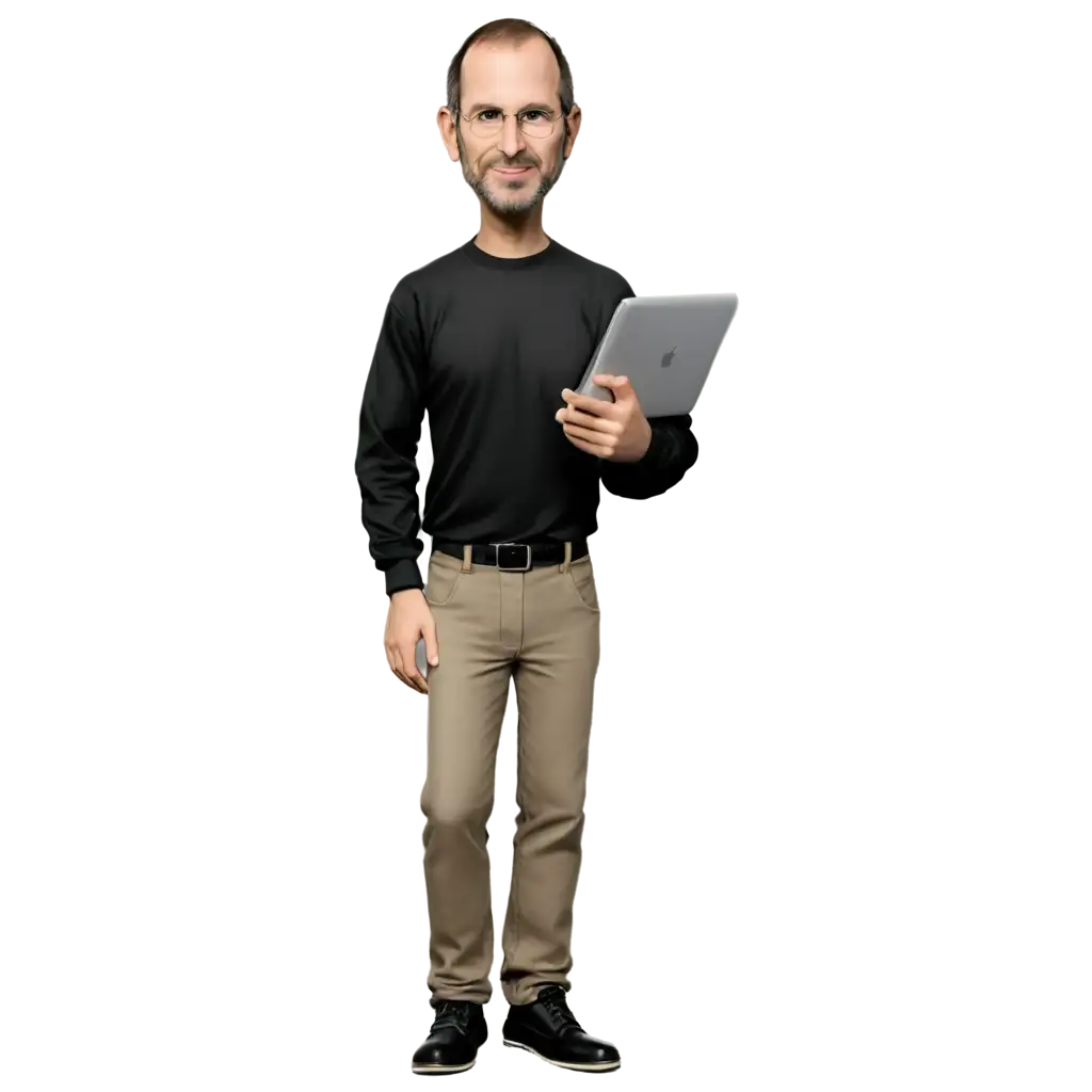 Full-Body-Chibi-Caricature-of-Steve-Jobs-PNG-Captivating-Digital-Art-for-Memorable-Impact