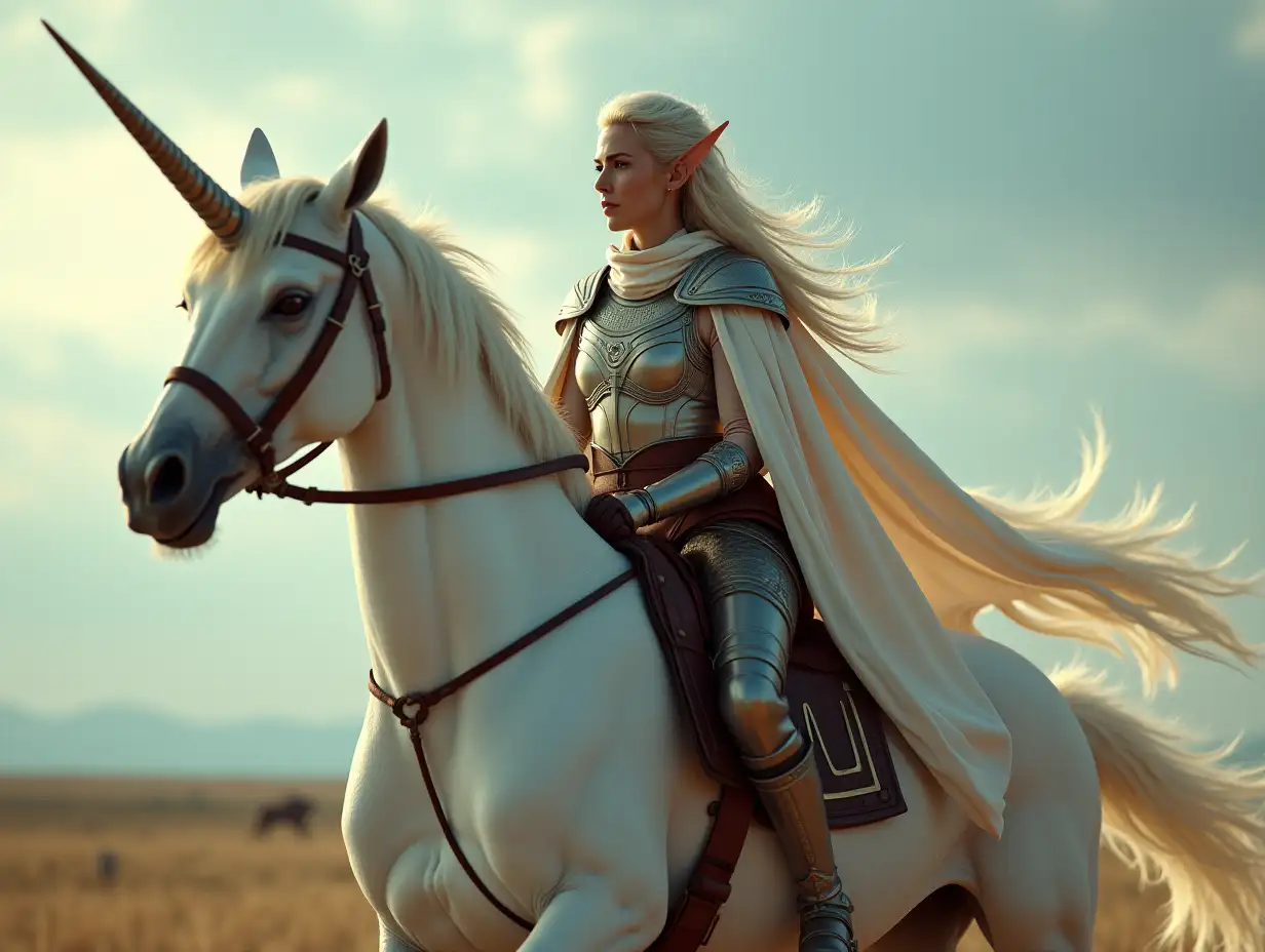 Armored-Elf-Woman-Riding-a-Flying-Unicorn-in-Cinematic-Portrait