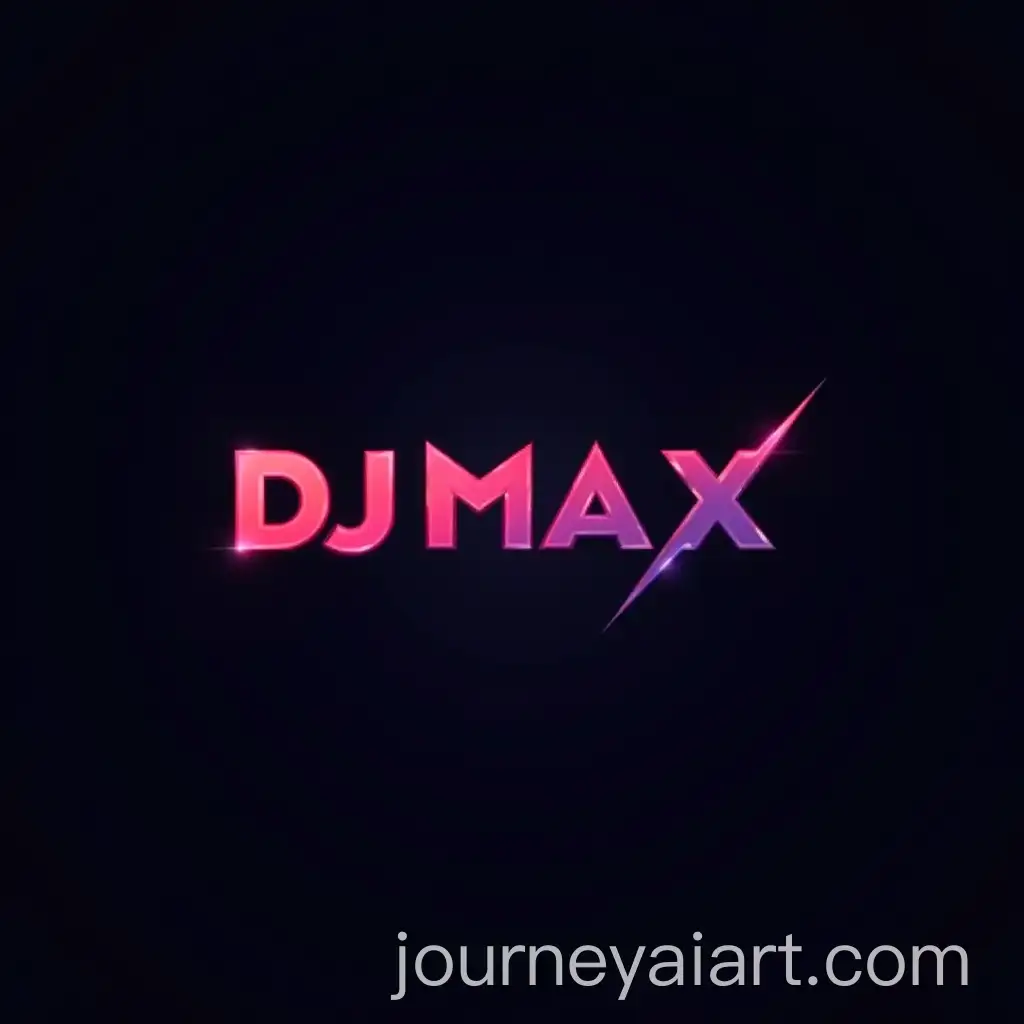 Dynamic-DJ-MAX-Logo-Design-with-Techno-Vibes-and-Neon-Colors