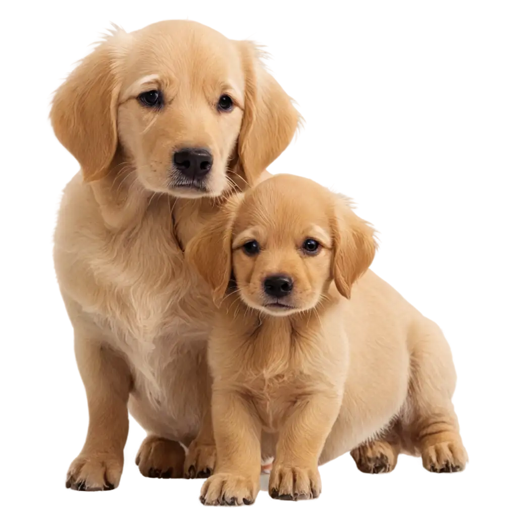 Female-Dog-with-Puppy-PNG-Image-for-Multiple-Creative-Uses