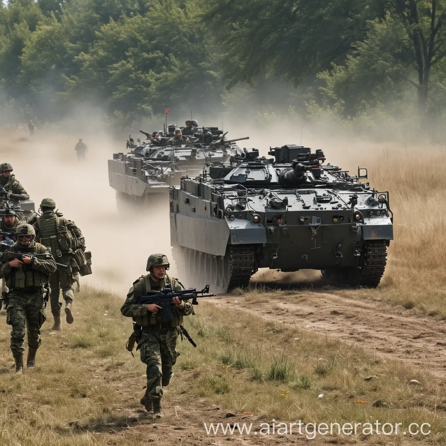 Military exercises in Hungary