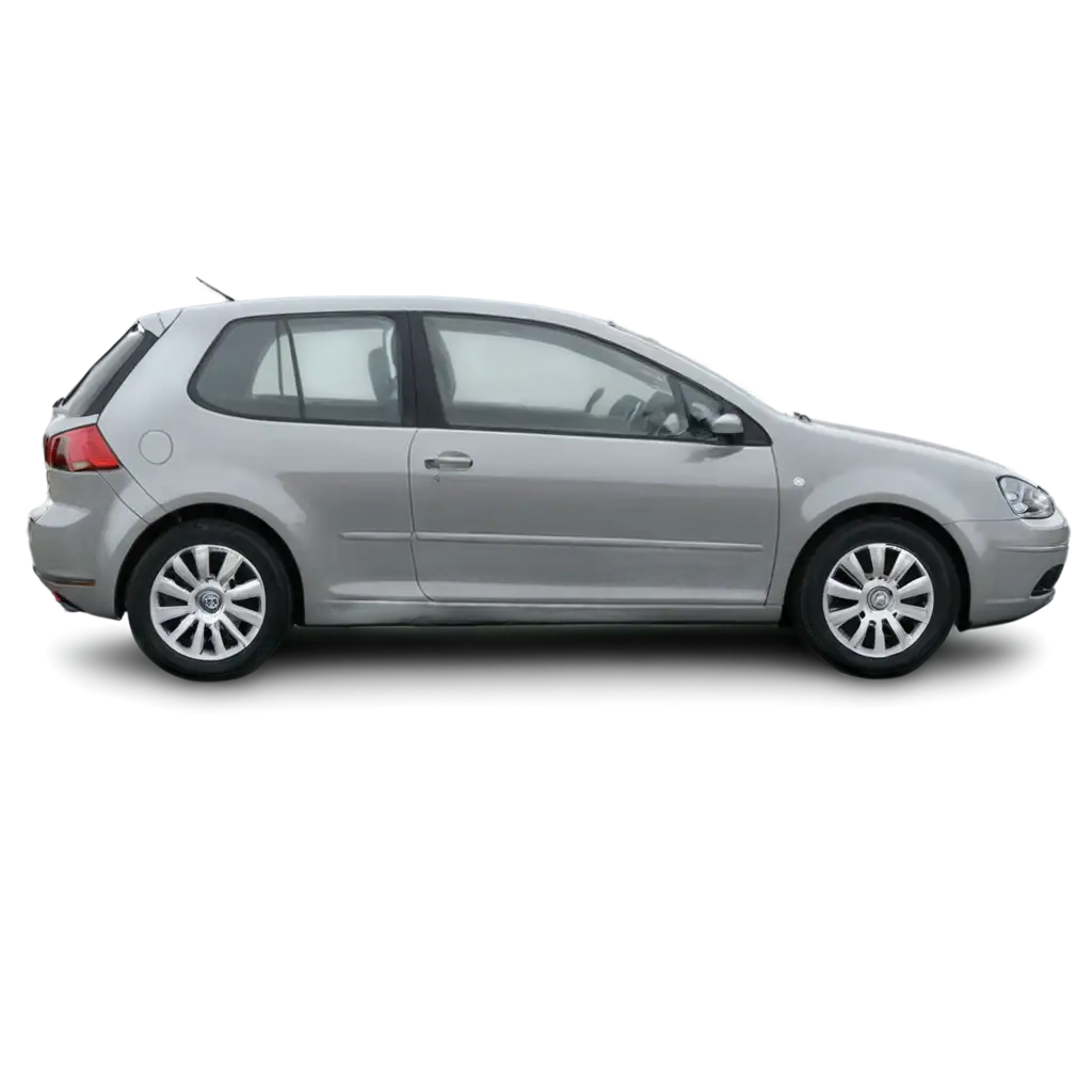 2006-Volkswagen-Golf-Mk4-Gray-PNG-Image-Classic-Car-Design-Detail