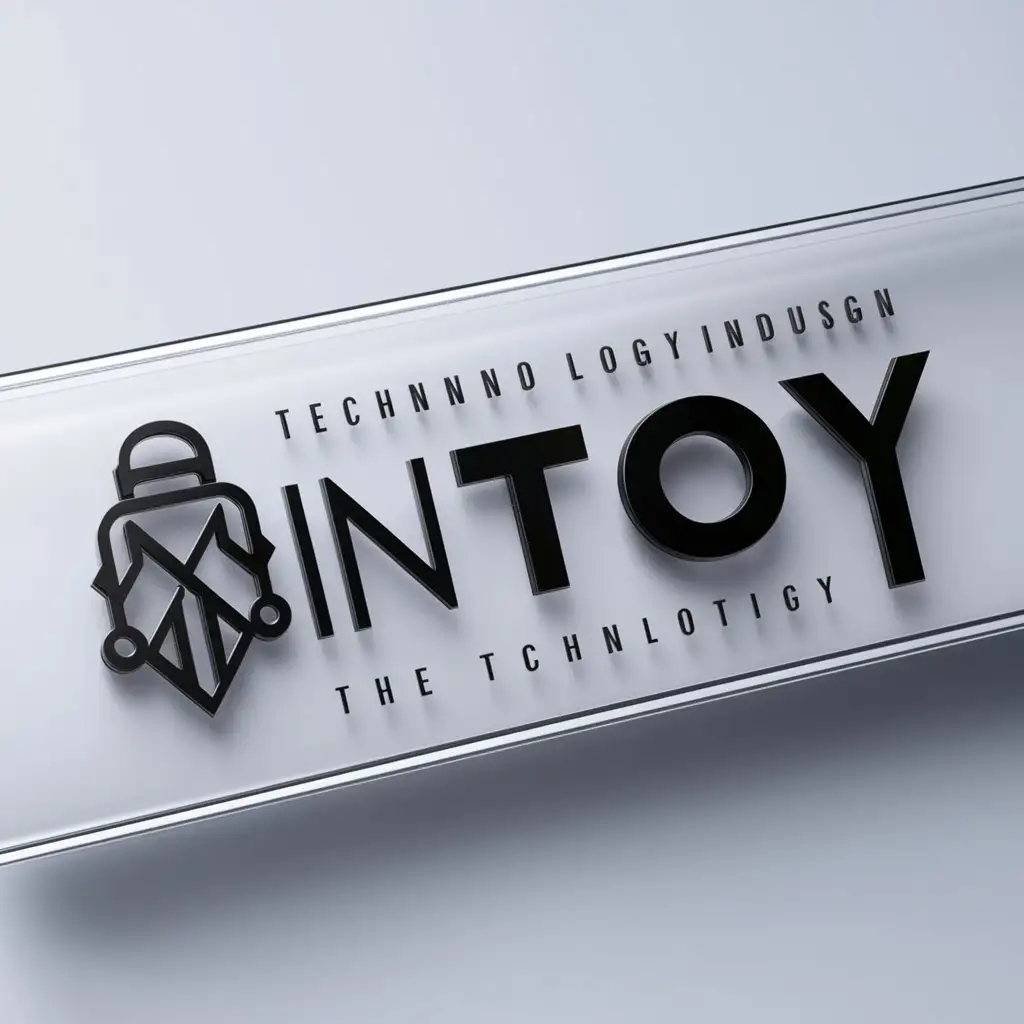 a logo design,with the text "InToy", main symbol:INToy,complex,be used in Technology industry,clear background