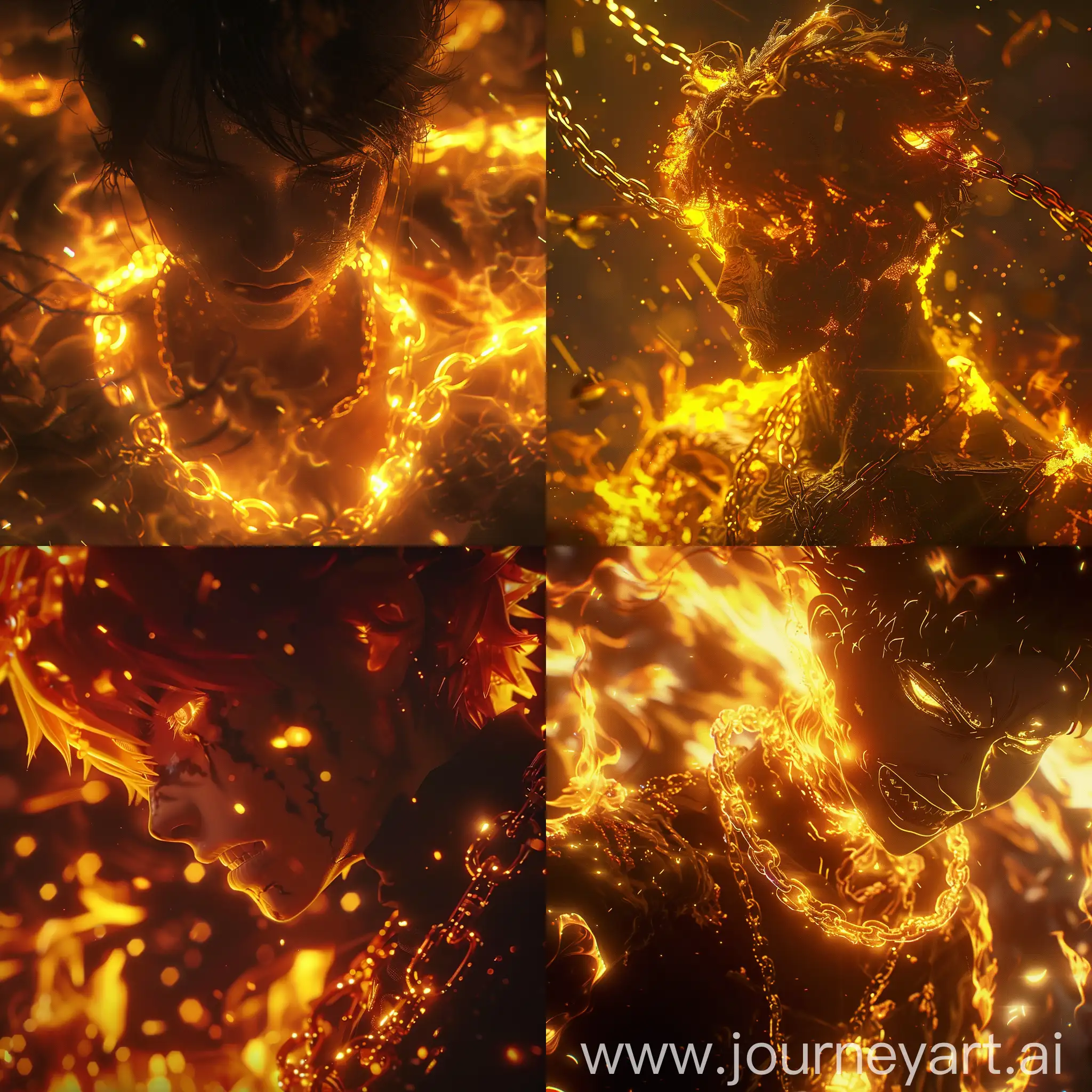 Fiery-Explosion-with-Anime-Fire-Elemental-and-Chain-Necklace