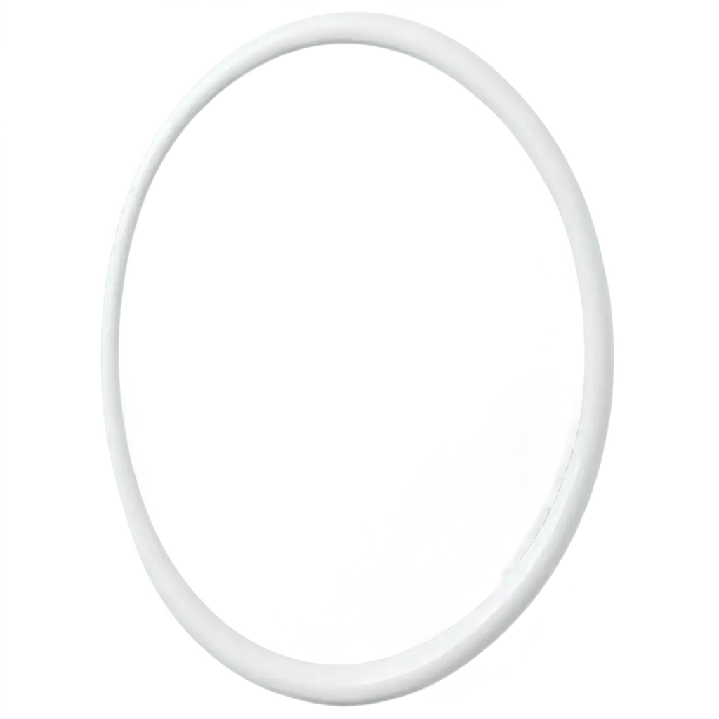 dissolving white thick circle