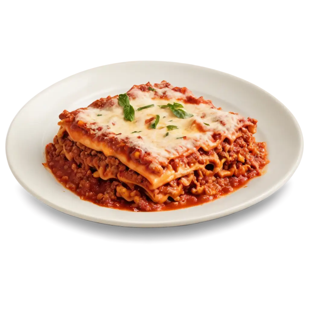 HighQuality-PNG-Image-of-Bolognese-Style-Lasagna-Plate-for-Culinary-Art-Enthusiasts