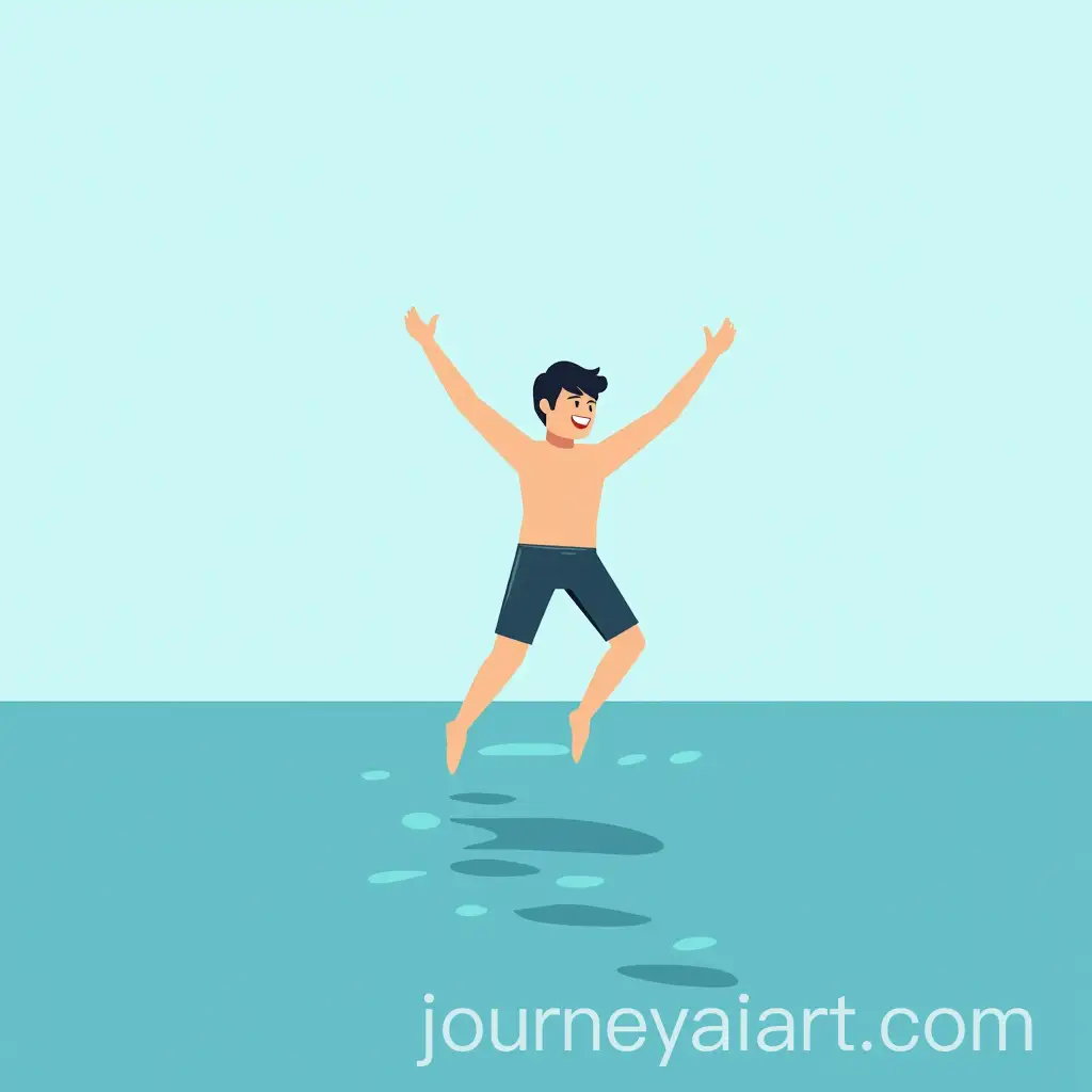 Person-Jumping-into-the-Sea-in-a-Vector-Style-Graphic