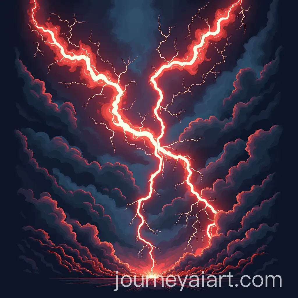 Powerful-Thunderbolt-Striking-the-Sky