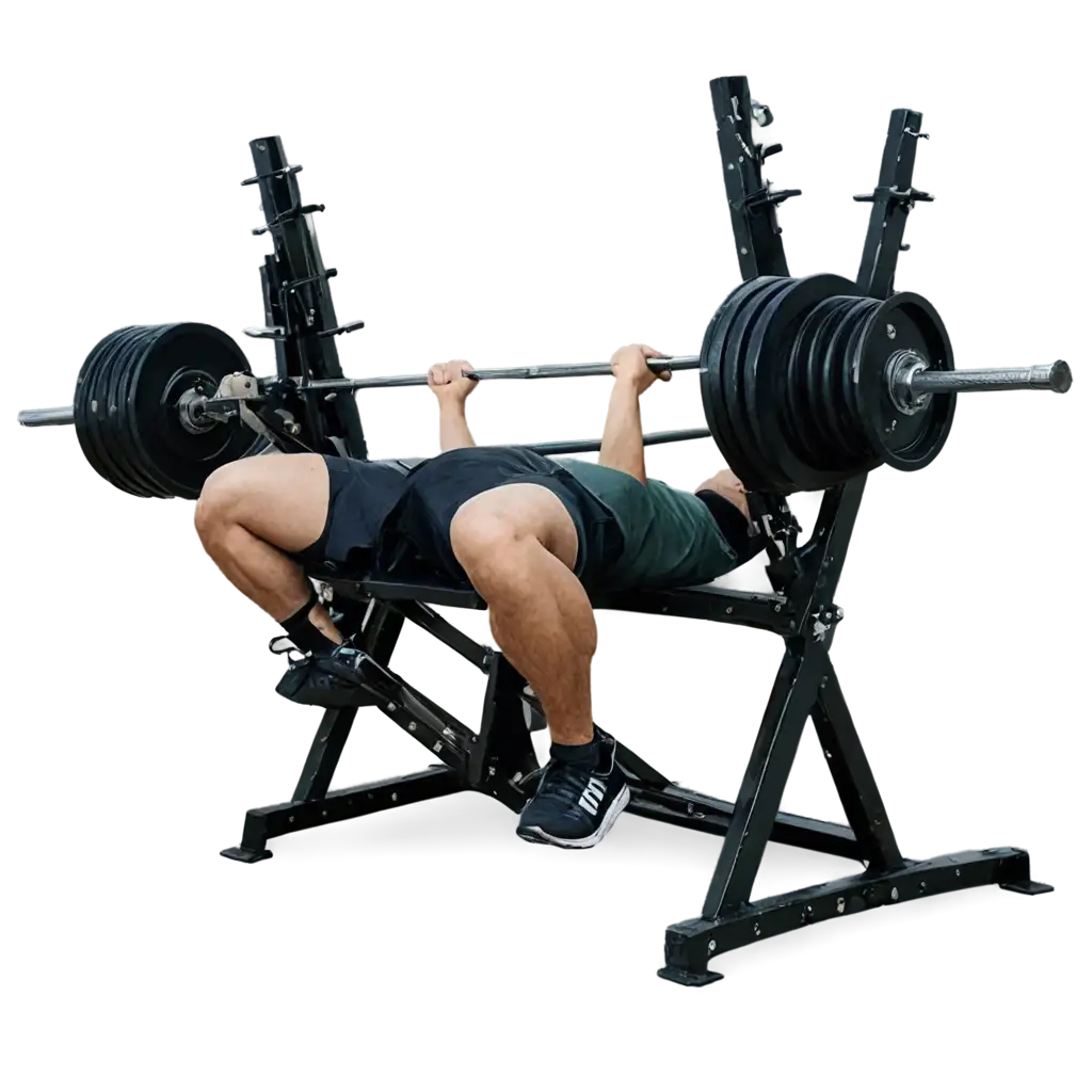 HighQuality-Benchpress-PNG-Image-for-Fitness-and-Sports-Graphics