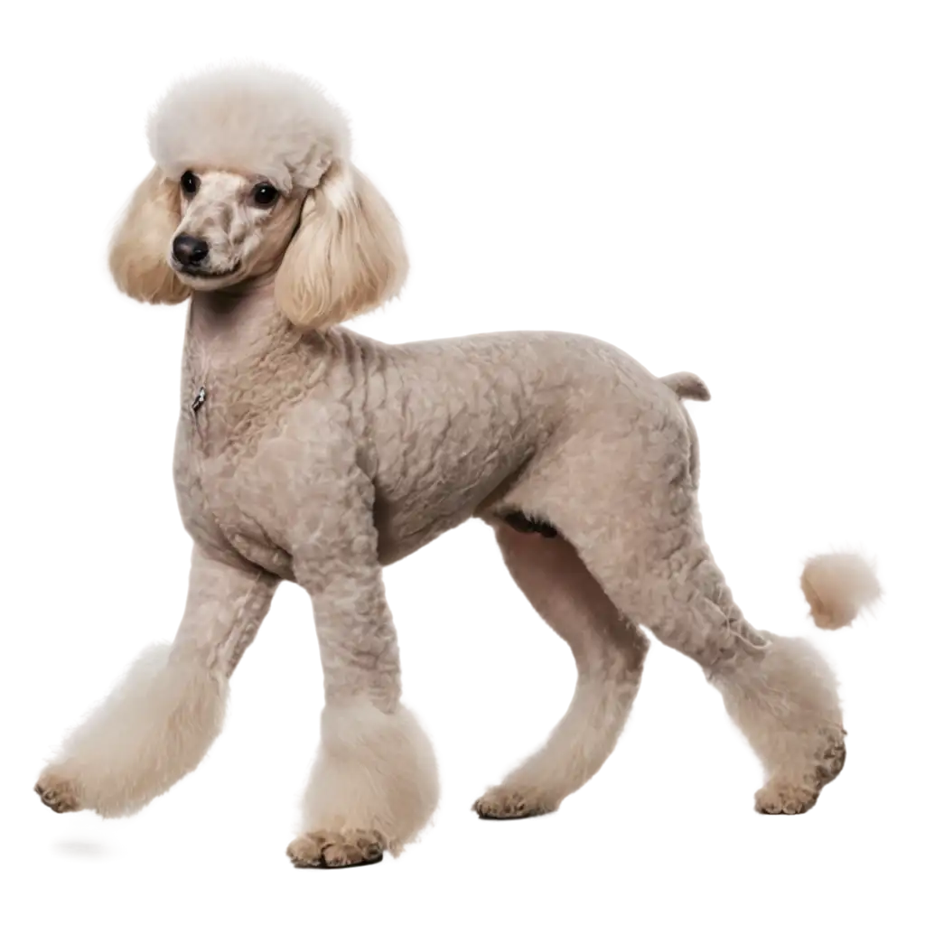 Cute-Poodle-Walking-Side-View-PNG-Image-High-Quality-and-Clarity-for-Versatile-Usage