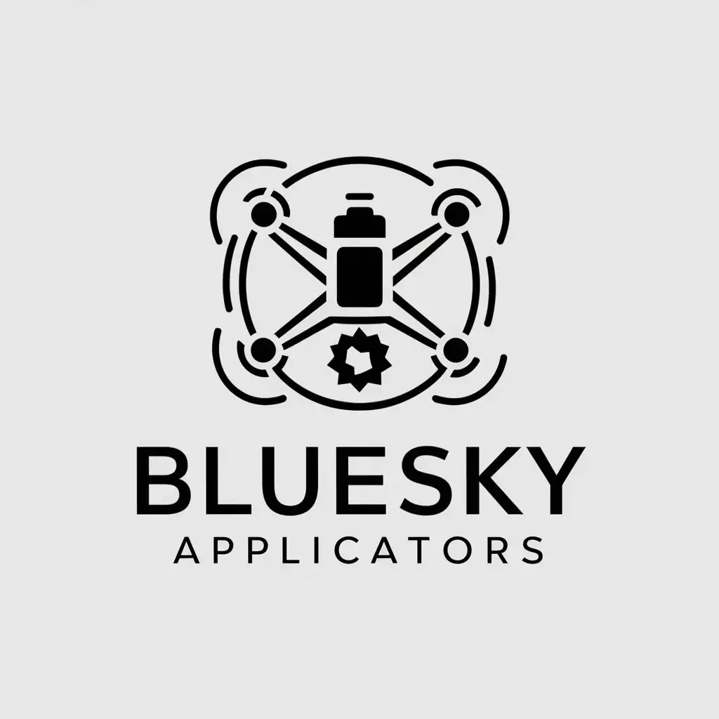 LOGO Design For Bluesky Applicators Drone and Spraying in Travel Industry