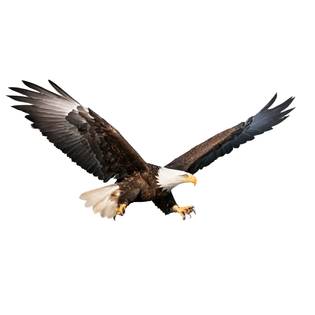 Stunning-PNG-Image-of-an-Eagle-Flying-Over-the-Sea-Create-Captivating-Visuals