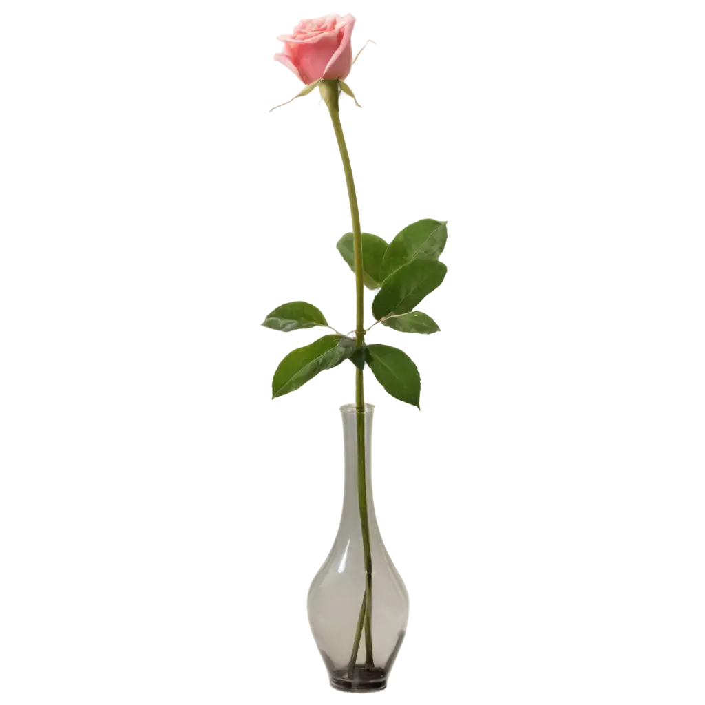 Elegant-Rose-in-Vase-PNG-Image-for-Stunning-Visual-Appeal