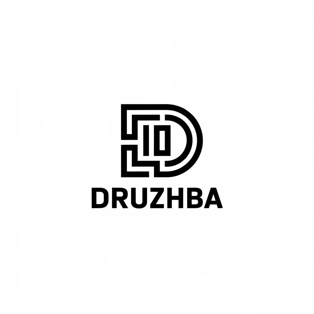 LOGO-Design-For-Druzhba-Vector-Design-with-Clear-Background