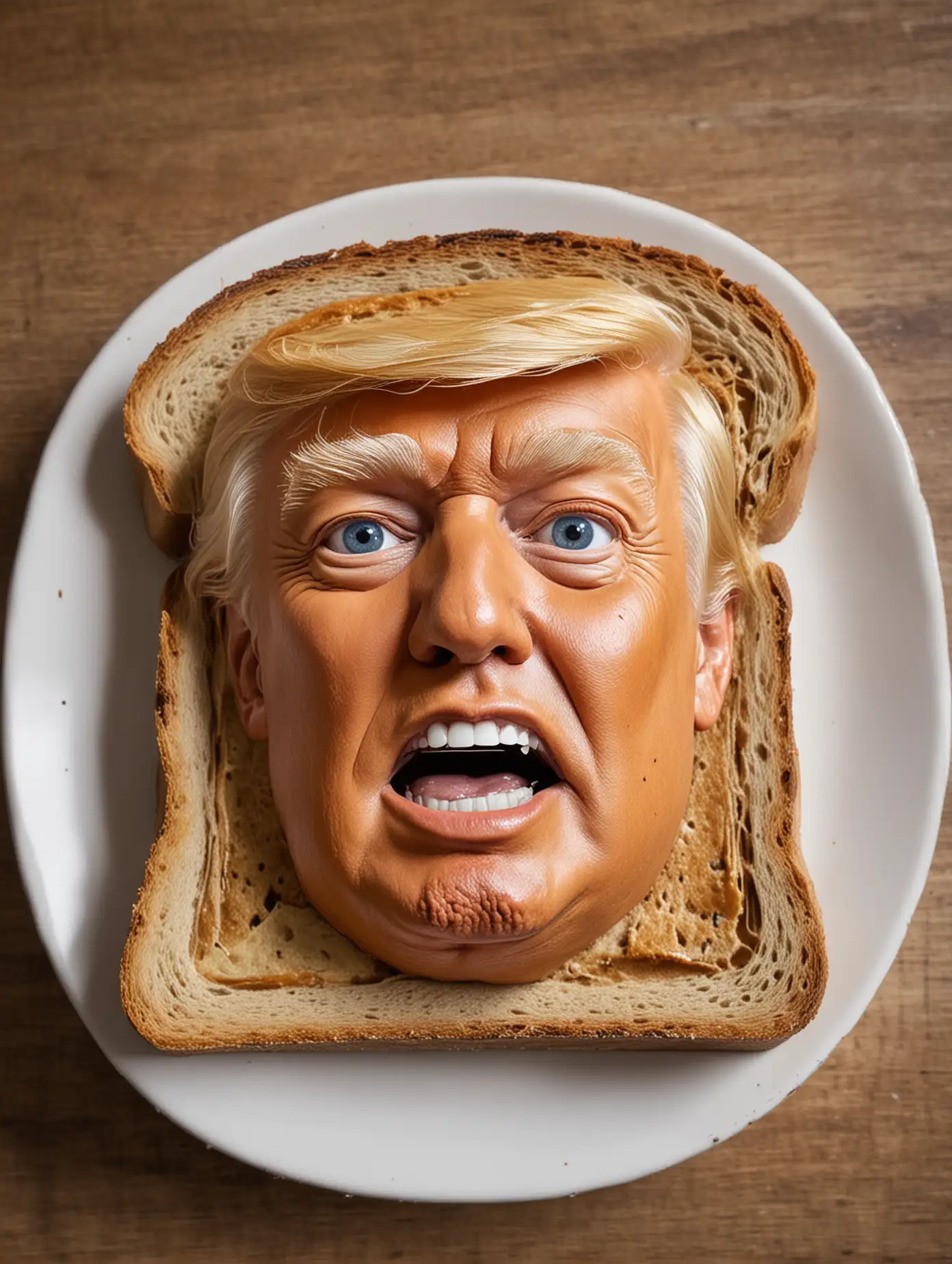 Celebrity-Face-Toast-Art-Donald-Trumps-Image-on-Toast