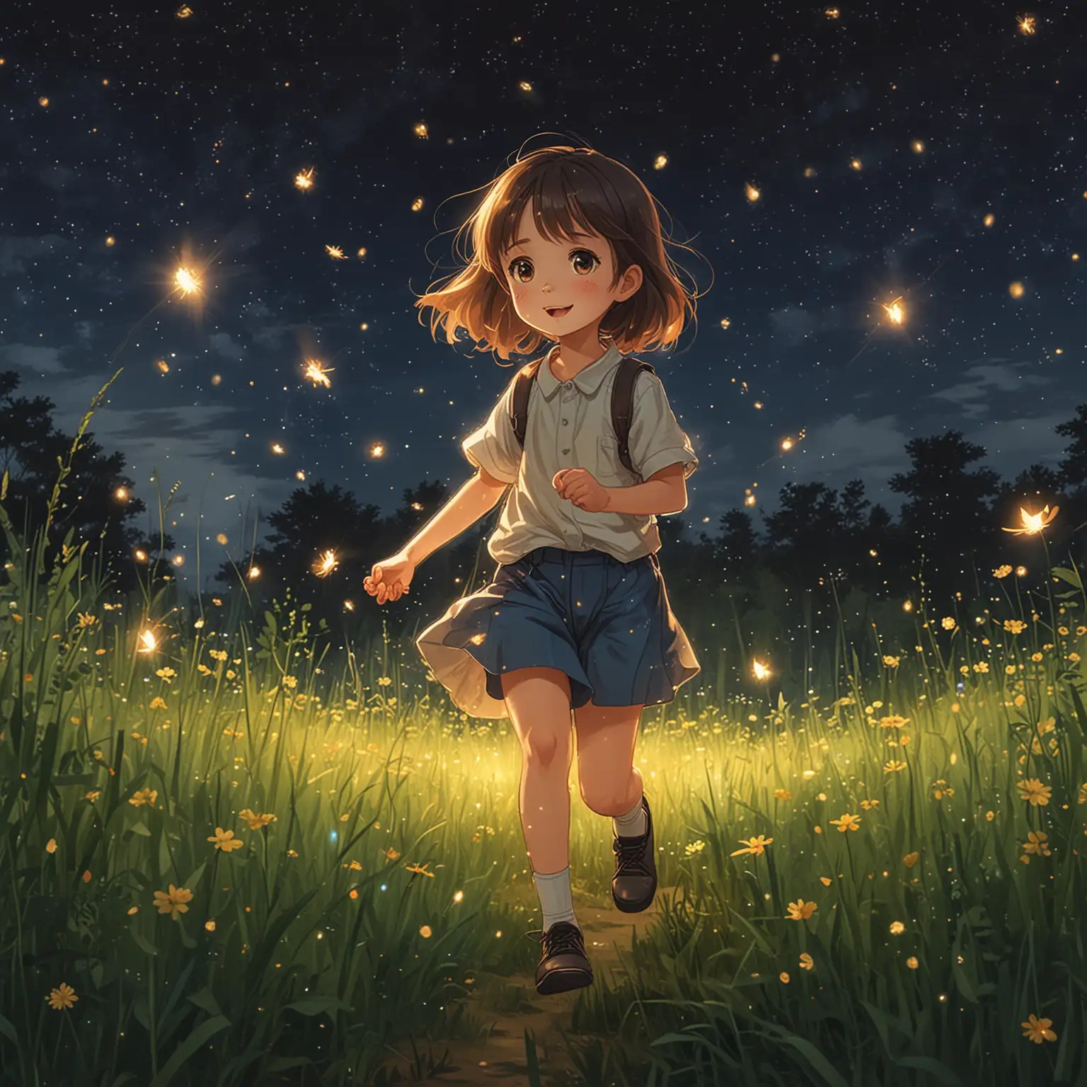 Enchanting-AnimeStyle-Evening-Firefly-Catching-Adventure