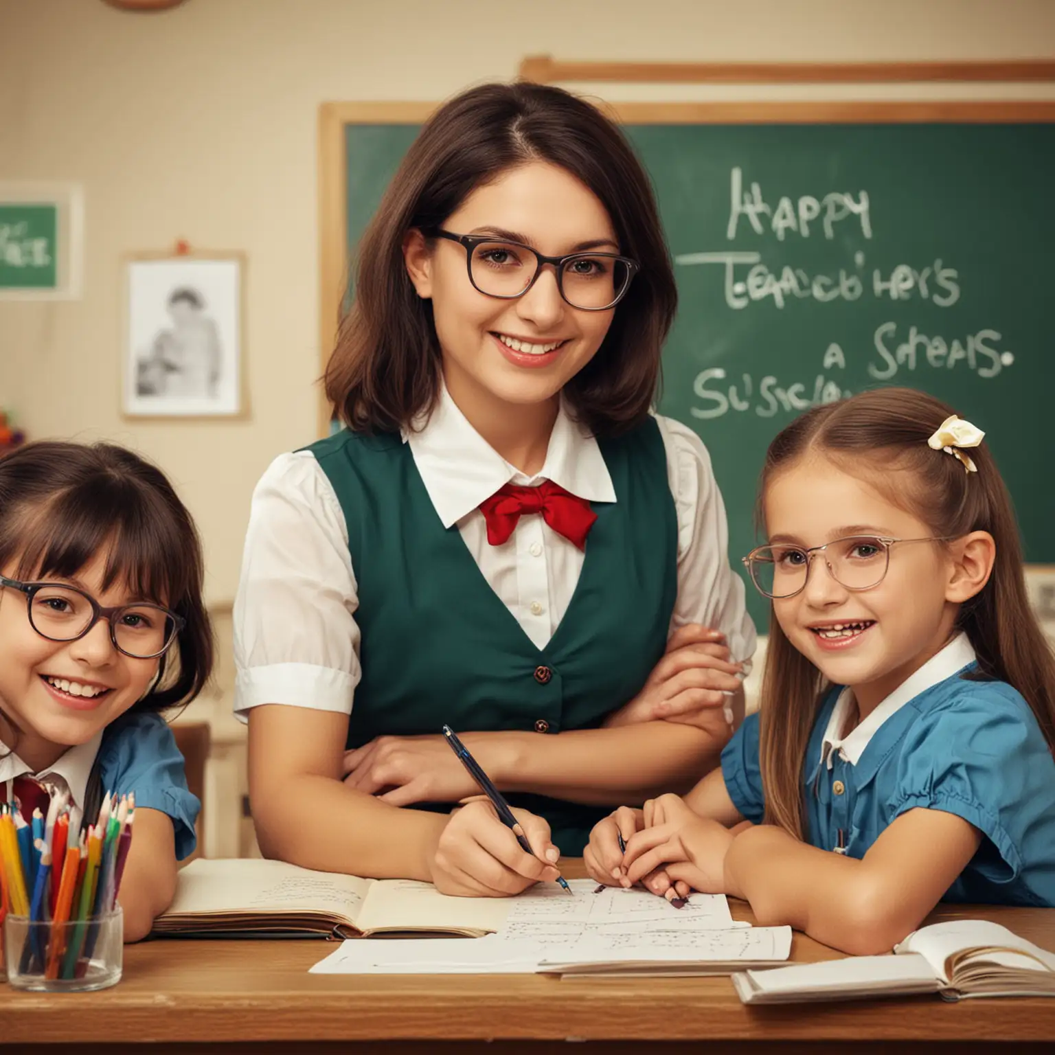 Cheerful-Teachers-Day-Celebration-with-Students-and-Flowers