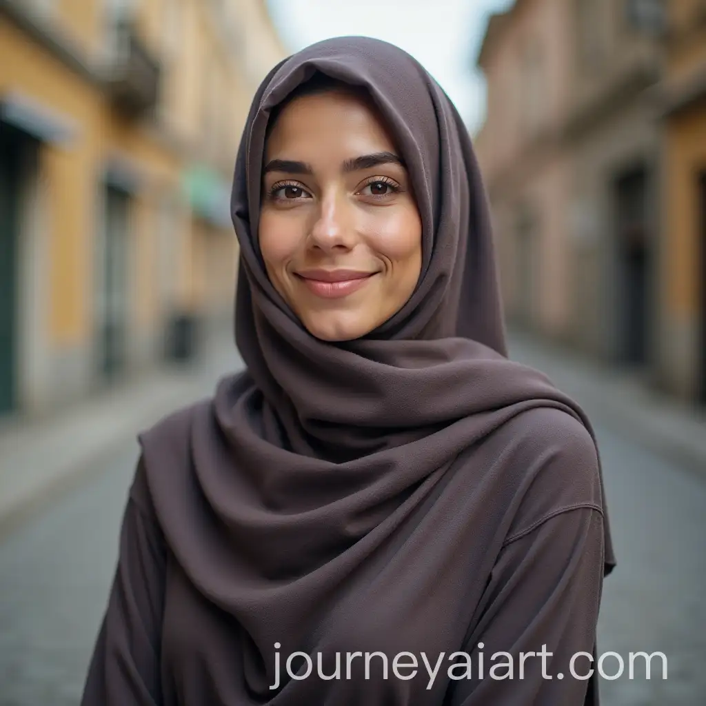 Portrait-of-a-Woman-Wearing-a-Hijab-in-a-Natural-Setting