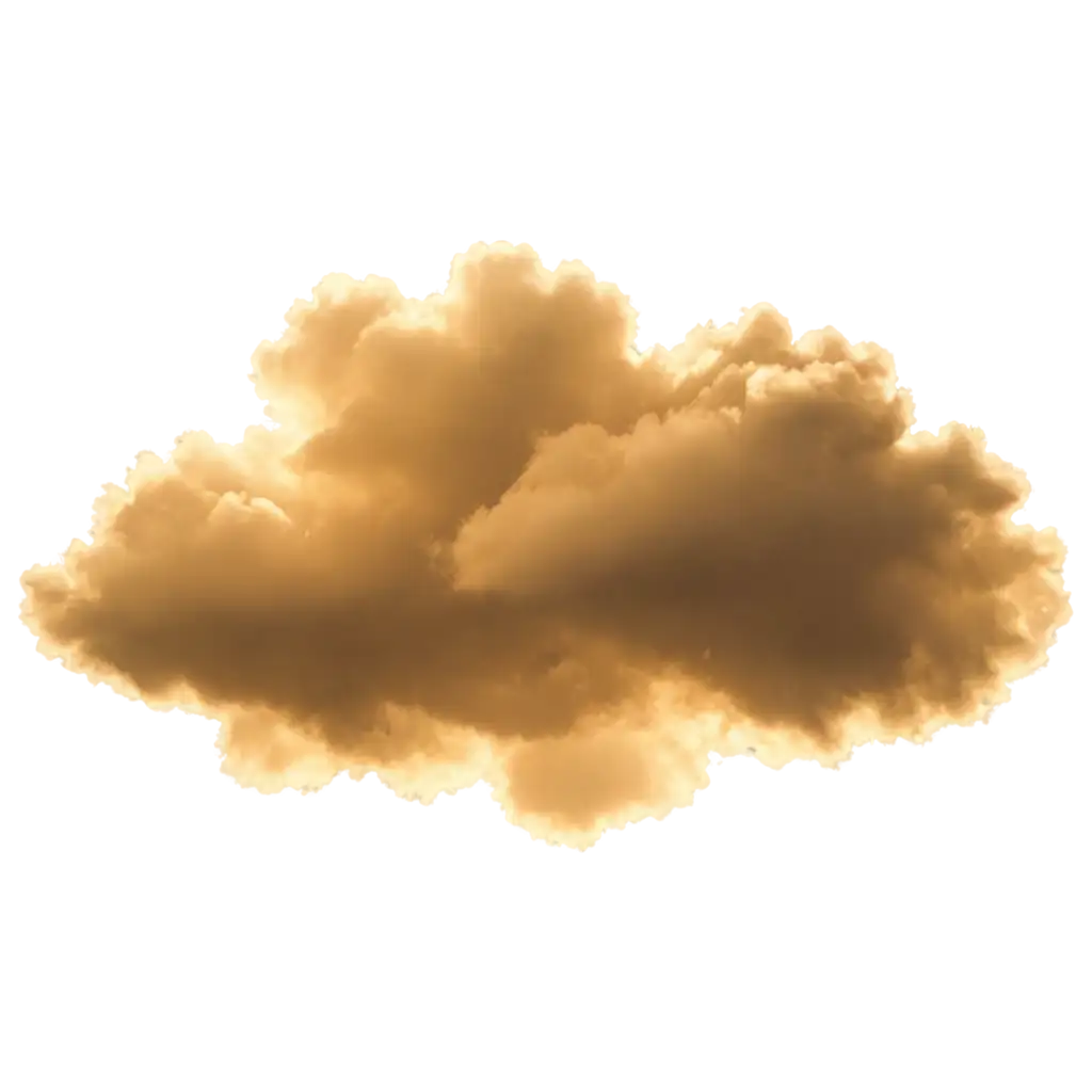 Gold-Cloud-PNG-Image-Radiant-Elegance-for-Your-Poster-Design